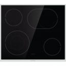 Gorenje ECD643BX Glaskeramikkochfeld, 60cm breit, Bedienung über Herd, BräterZone, Schwarz mit Edelstahlrahmen