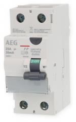 ARDEBO.de AEG FP A 2 25/030 FI-Schalter, 2-polig, 25A, 30mA, Typ A (4TQA603338R0000)