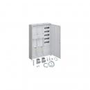 ARDEBO.de Hager ZB33EZ26SB Komplettschrank, universZ, 2ZP, RES, BKE-I, OKK, VT5, APZb, SLS, 40A, ESA, 1100x800x205mm, IP44, 3-Feld