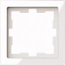 ARDEBO.de Merten D-Life Glas Rahmen, 1fach, kristallweiß (MEG4010-6520)