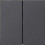 ARDEBO.de Gira 536228 System 3000 Bedienaufsatz, System 55, anthrazit