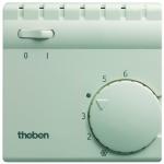 Theben RAMSES 705 Raumthermostat mechanisch, Aufputz, 3-/4-Leiter, thermische Rückführung, Schalter Heizung EIN/AUS, Gasheizung, Wasser-, Elektroheizung mit Zentral-/Einzelraumregelung 7050001
