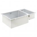 ARDEBO.de GROHE K700 Unterbau Edelstahlspüle, 760x450mm, 1,5 Becken, Edelstahl (31575SD1)