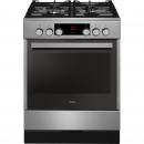 Amica SHEG 914 121 E EEK: A Gas-Elektroherd, 60 cm breit, 65 L, Window Timer, Steam Clean Reinigung, Edelstahl