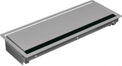 ARDEBO.de Bachmann 338.0205 CONI Einbaurahmen silbergrau lang