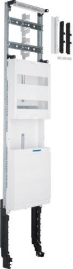 Hager ZU52L Einbausatz, univers Z, Höhe 1350mm, 2 Zählerplätze, 1-feldig, für Sammelschienen
