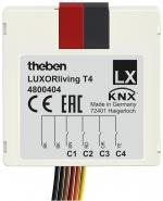 ARDEBO.de Theben LUXORliving T4 4-fach Binäreingang-Tasterschnittstelle, IP 20 (4800404)