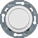 ARDEBO.de Berker 294510 Nebenstellen-Einsatz für Universal-Drehdimmer Komfort, 1930/Glas/R.classic, polarweiß glänzend