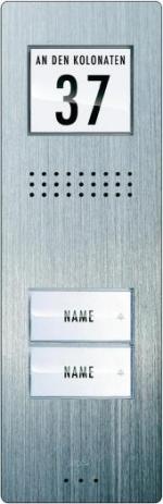 M-E Vistadoor ADV 220 Audio-Außenstation, Aufputz, 2-Familienhaus (40722)