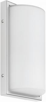 ARDEBO.de LCD Wandleuchte ohne Strebe, 75 Watt, Edelstahl (040)