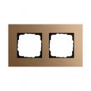 ARDEBO.de Gira 021238 Abdeckrahmen, 2-fach, Esprit, bronze