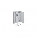 Hager ZB33NW1APZ2 Systemschrank Multimedia, univers Z, 1100x800x205 mm, SKII, IP44, VF-5rh/APZ