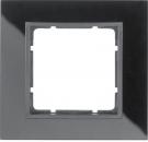 ARDEBO.de Berker 10116616 Glasrahmen, 1fach, B.7, Glas schwarz/anthrazit matt