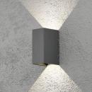 Konstsmide Cremona LED-Wandleuchte, 2 x 3W, schwarz (7940-370)