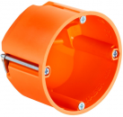 ARDEBO.de Kaiser 9066-01 Decken-Verbindungsdose, winddicht, 68/65 mm, orange, 25 Stck.