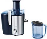 Bosch MES3500 EntsafterVitaJuice 3, 700 W, Edelstahl-Microsieb, 2 Schaltstufen, schwarz/blau