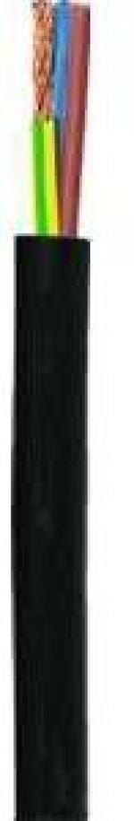 ARDEBO.de General Cavi Gummischlauchleitung H07RN-F 2x1, schwarz, Ring, 50 m