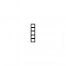 ARDEBO.de Jung A5585BFSWM Rahmen, 5fach, A 550, graphitschwarz matt