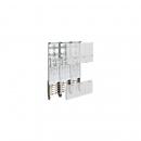 ARDEBO.de Hager ZL3ED26N Komplettfeld, univers Z, 1050mm, 6 Zählerplätze, eHZ, DSS, 3-feld, EnBW