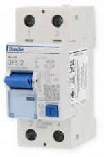 ARDEBO.de Doepke DFS 2 040-2/0,30-A Fehlerstromschutzschalter, 40/0,3A, 2-Polig, Typ A (09136601)