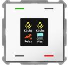 ARDEBO.de MDT BE-TAS6304.01 Taster Smart 63 4-fach mit Farbdisplay, studioweiß glänzend