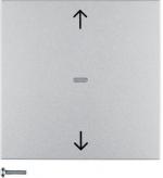 ARDEBO.de Berker 85241183 Jalousie-Taste, B.7, alu matt, lackiert
