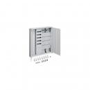 Hager ZB34APZ2 Systemschrank Multimedia, univers Z, 1100x1050x205mm, SKII, IP44, VF 5-reihig, APZ, 4-Feld