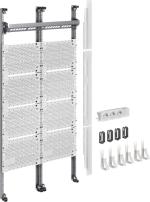 ARDEBO.de Hager UF32NW Komplettfeld Multimedia, univers Z, Höhe 1050mm, 2-feldig, ohne Patchmodule