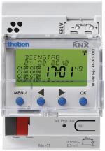 ARDEBO.de Theben TR 648 top2 RC-DCF KNX Digitale Zeitschaltuhr 8 Kanäle, REG/DIN-Schiene/Hutschiene, KNX, Jahresprogramm, Astroprogramm 6489210