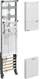 ARDEBO.de Hager ZH3EL27N Komplettfeld, univers Z, 1 Zählerplatz, BKE-I, OKK, H=1050mm, 1-feldig