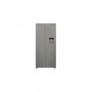 ARDEBO.de PKM SBS436NFWDIX Stand Side-by-Side Kombination, 78 cm breit, 450 L, NoFrost, Wasserspender, Wassertank, ECO-Modus, Edelstahloptik