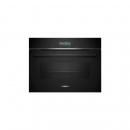 ARDEBO.de Siemens CB734G1B1 iQ700 A+ Einbaukompaktbackofen, 59,4 cm breit, 47 L, HomeConnect, Kindersicherung, TFT Touchdisplay, schwarz