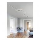 ARDEBO.de Trio 674610507 Wand- & Deckenleuchte INDIRA, 25W, 3000lm, 3000K, nickel matt