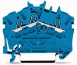 ARDEBO.de Wago 2002-6304 3-Leiter Durchgangsklemmen 2,5 mm², blau