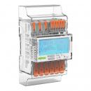 ARDEBO.de Wago 879-3000 Energieverbrauchszähler für Direktanschluss, 65A, 3x230/400V, 50Hz, Modbus, M-Bus, 2 x S0-Schnittstelle, 4PU
