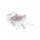 ARDEBO.de B.E.G. PD11-KNXs-FLAT-DX-DE Präsenzmelder, KNX, Deckeneinbau, Ø 52mm, weiß (93523)