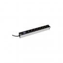 ARDEBO.de Bachmann IT PDU BlueNet BN0500 8-fach 19 Zoll Steckdosenleiste, schwarz (800.2054)