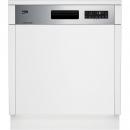 ARDEBO.de Beko DSN28640 Teilintegrierter Geschirrspüler, 60 cm breit, 16 Maßgedecke, DeepWash, Edelstahl