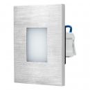 ARDEBO.de EVN LED Wandeinbauleuchte - Edelstahl IP44 - 220-240V - 1,8W - 3000K - 55lm (LQ41802)