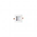 ARDEBO.de LAS LED Downlight GHOST quadratisch, 8W, 690lm, 3000K, weiß (LS-GQ8WW)
