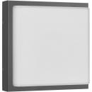 ARDEBO.de LCD Wand- und Deckenleuchte Typ 045LEDSEN, 13W, 1180lm, 3000K, mit Bewegungsmelder, graphit