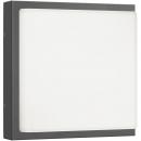 ARDEBO.de LCD Wand- und Deckenleuchte Typ 045LED, 13W, 1180lm, 3000K, ohne Bewegungsmelder, graphit