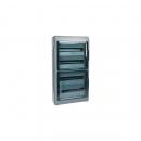 ARDEBO.de Legrand 601988 Feuchtraumverteiler Plexo³ IP65 IK09 4-reihig 72 Module, Aufputz, Grau