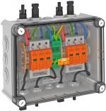 ARDEBO.de OBO Bettermann Generatoranschlusskasten Typ 1+2 mit MC4-Stecker für 2 x 1 String (5088565)