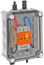 ARDEBO.de OBO Bettermann Generatoranschlusskasten Typ 1+2 mit MC4-Stecker für 1 x 1 String (5088564)