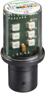 ARDEBO.de Schneider Electric DL1BDB3 LED-Lampe für Befehls- und Meldegeräte, BA 15d, 24V, grün