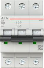 ARDEBO.de AEG EN63C25 Leitungsschutzschalter AC C, 25A, 3p, 400V, 3TE (2CDS253088R0254)