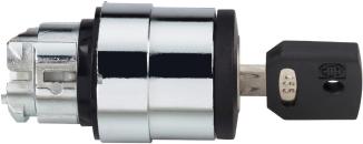 ARDEBO.de Schneider Electric ZB4BG6 Harmony XB4, Schlüsselschalter, Frontelement, Metall, 22mm, 2 Stellungen, tastend, schwarz