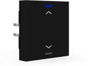 ARDEBO.de MDT Light 55 KNX Taster, 1-fach, RGBW, Temperatursensor, Jalousie, schwarz matt (BE-TAL55T106.A1)