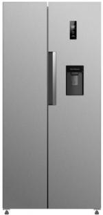 ARDEBO.de PKM SBS490NFWDIXJ Stand Side-by-Side Kombination, 83 cm breit, 444 L, NoFrost, Wasserspender, Wassertank, Kindersicherung, Inox Design
